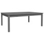 vidaXL Mesa de jardín madera maciza pino gris 121x82,5x45 cm vidaXL Mesa de jardín madera maciza pino gris 121x82,5x45 cm