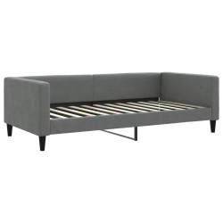 vidaXL Sofá cama tela gris oscuro 100x200 cm