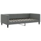 vidaXL Sofá cama tela gris oscuro 100x200 cm vidaXL Sofá cama tela gris oscuro 100x200 cm
