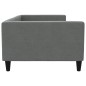 vidaXL Sofá cama tela gris oscuro 100x200 cm vidaXL Sofá cama tela gris oscuro 100x200 cm