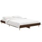 vidaXL Estructura de cama madera contrachapada marrón roble 120x190 cm vidaXL Estructura de cama madera contrachapada marrón roble 120x190 cm