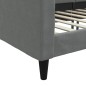 vidaXL Sofá cama tela gris oscuro 100x200 cm vidaXL Sofá cama tela gris oscuro 100x200 cm