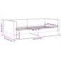 vidaXL Sofá cama tela gris oscuro 100x200 cm vidaXL Sofá cama tela gris oscuro 100x200 cm