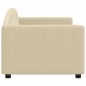 vidaXL Sofá cama tela color crema 80x200 cm vidaXL Sofá cama tela color crema 80x200 cm