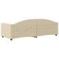 vidaXL Sofá cama tela color crema 80x200 cm vidaXL Sofá cama tela color crema 80x200 cm