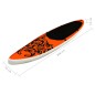 vidaXL Juego de tabla de paddle surf hinchable naranja 366x76x15 cm vidaXL Juego de tabla de paddle surf hinchable naranja 366x76x15 cm