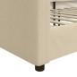 vidaXL Sofá cama tela color crema 80x200 cm vidaXL Sofá cama tela color crema 80x200 cm