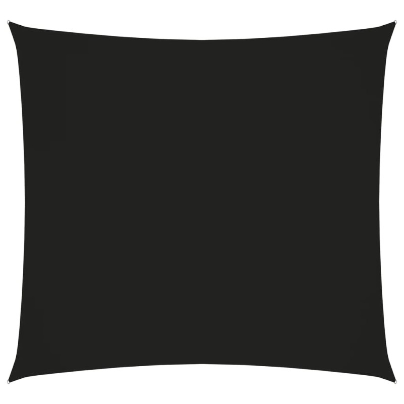 vidaXL Toldo de vela cuadrado tela Oxford negro 5x5 m vidaXL Toldo de vela cuadrado tela Oxford negro 5x5 m