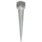vidaXL Picas de tierra 6 uds acero galvanizado plateado 14x14x91 cm vidaXL Picas de tierra 6 uds acero galvanizado plateado 14x14x91 cm