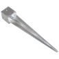 vidaXL Picas de tierra 6 uds acero galvanizado plateado 14x14x91 cm vidaXL Picas de tierra 6 uds acero galvanizado plateado 14x14x91 cm
