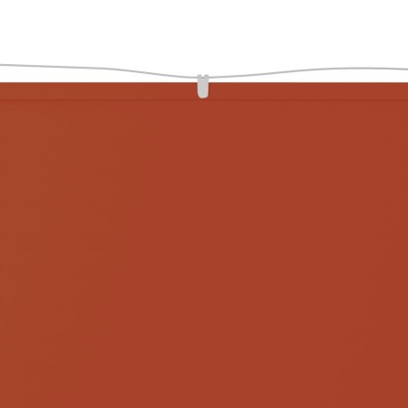 vidaXL Toldo vertical tela oxford terracota 200x360 cm