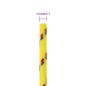 vidaXL Cuerda de barco polipropileno amarillo 4 mm 250 m