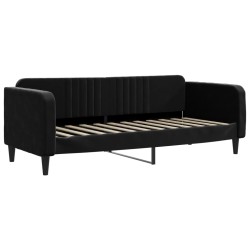 vidaXL Sofá cama terciopelo negro 80x200 cm