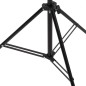 vidaXL Soporte para fondos en forma de T negro 151x60x(70-200) cm vidaXL Soporte para fondos en forma de T negro 151x60x(70-200) cm