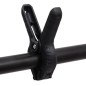 vidaXL Soporte para fondos en forma de T negro 151x60x(70-200) cm vidaXL Soporte para fondos en forma de T negro 151x60x(70-200) cm
