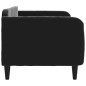 vidaXL Sofá cama terciopelo negro 80x200 cm vidaXL Sofá cama terciopelo negro 80x200 cm