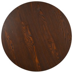 vidaXL Mesa de bistró MDF marrón oscuro 80 cm 