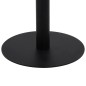 vidaXL Mesa de bistró MDF marrón oscuro 80 cm vidaXL Mesa de bistró MDF marrón oscuro 80 cm