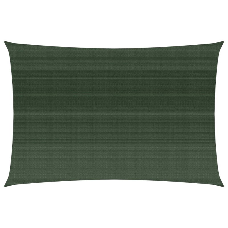 vidaXL Toldo de vela verde oscuro HDPE 160 g/m² 2,5x4 m vidaXL Toldo de vela verde oscuro HDPE 160 g/m² 2,5x4 m