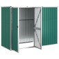 vidaXL Cobertizo herramientas jardín acero galvanizado 225x89x161 vidaXL Cobertizo herramientas jardín acero galvanizado 225x89x161