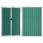 vidaXL Cobertizo herramientas jardín acero galvanizado 225x89x161 vidaXL Cobertizo herramientas jardín acero galvanizado 225x89x161