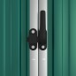 vidaXL Cobertizo herramientas jardín acero galvanizado 225x89x161 vidaXL Cobertizo herramientas jardín acero galvanizado 225x89x161