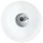vidaXL Lámpara colgante industrial redonda mango 25 W blanco 32 cm E27 vidaXL Lámpara colgante industrial redonda mango 25 W blanco 32 cm E27