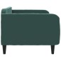 vidaXL Sofá cama terciopelo verde oscuro 100x200 cm vidaXL Sofá cama terciopelo verde oscuro 100x200 cm