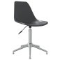 vidaXL Sillas de comedor giratorias 2 unidades PP gris claro vidaXL Sillas de comedor giratorias 2 unidades PP gris claro