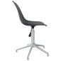 vidaXL Sillas de comedor giratorias 2 unidades PP gris claro vidaXL Sillas de comedor giratorias 2 unidades PP gris claro