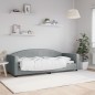 vidaXL Sofá cama tela gris claro 80x200 cm vidaXL Sofá cama tela gris claro 80x200 cm