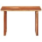 vidaXL Mesa de comedor madera maciza de acacia 110x50x76 cm vidaXL Mesa de comedor madera maciza de acacia 110x50x76 cm