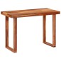 vidaXL Mesa de comedor madera maciza de acacia 110x50x76 cm vidaXL Mesa de comedor madera maciza de acacia 110x50x76 cm