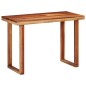 vidaXL Mesa de comedor madera maciza de acacia 110x50x76 cm vidaXL Mesa de comedor madera maciza de acacia 110x50x76 cm