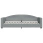 vidaXL Sofá cama tela gris claro 80x200 cm vidaXL Sofá cama tela gris claro 80x200 cm