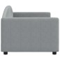 vidaXL Sofá cama tela gris claro 80x200 cm vidaXL Sofá cama tela gris claro 80x200 cm