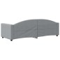 vidaXL Sofá cama tela gris claro 80x200 cm vidaXL Sofá cama tela gris claro 80x200 cm