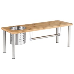 HI Estante de cocina de bambú 55x20x20 cm