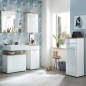 Germania Armario de pared para baño GW-Pescara blanco Navarra y roble Germania Armario de pared para baño GW-Pescara blanco Navarra y roble