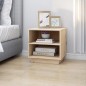 vidaXL Mesita de noche de madera maciza de pino 40x34x40 cm vidaXL Mesita de noche de madera maciza de pino 40x34x40 cm