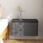vidaXL Armario de pared de madera maciza de pino gris 60x30x35 cm vidaXL Armario de pared de madera maciza de pino gris 60x30x35 cm
