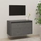 vidaXL Armario de pared de madera maciza de pino gris 60x30x35 cm vidaXL Armario de pared de madera maciza de pino gris 60x30x35 cm