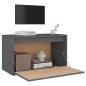 vidaXL Armario de pared de madera maciza de pino gris 60x30x35 cm vidaXL Armario de pared de madera maciza de pino gris 60x30x35 cm