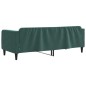 vidaXL Sofá cama terciopelo verde oscuro 80x200 cm vidaXL Sofá cama terciopelo verde oscuro 80x200 cm