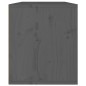 vidaXL Armario de pared de madera maciza de pino gris 60x30x35 cm vidaXL Armario de pared de madera maciza de pino gris 60x30x35 cm