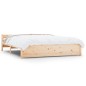 vidaXL Estructura de cama madera maciza 150x200 cm
