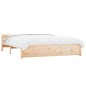 vidaXL Estructura de cama madera maciza 150x200 cm