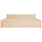 vidaXL Estructura de cama madera maciza 150x200 cm