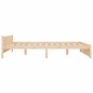 vidaXL Estructura de cama madera maciza 150x200 cm
