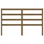 vidaXL Cabecero de cama madera maciza de pino marrón miel 141x4x100 cm vidaXL Cabecero de cama madera maciza de pino marrón miel 141x4x100 cm